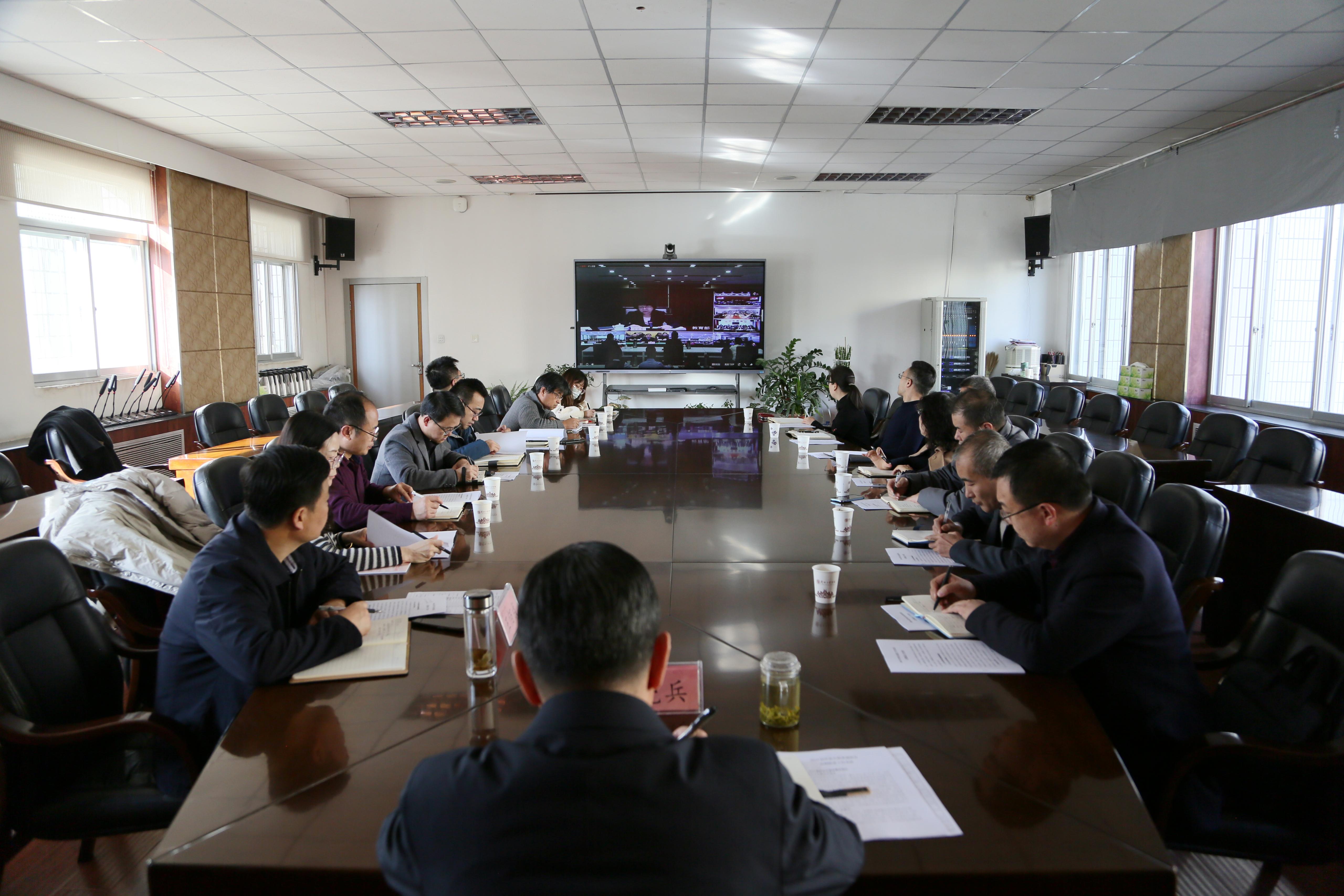 我校参加2024届全国普通高校毕业生就业创业工作视频会议